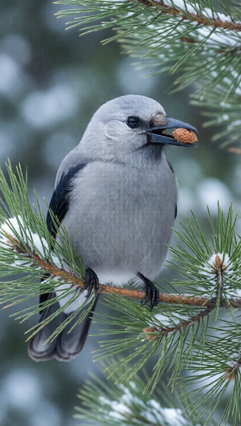 It buries 30,000 seeds and finds them