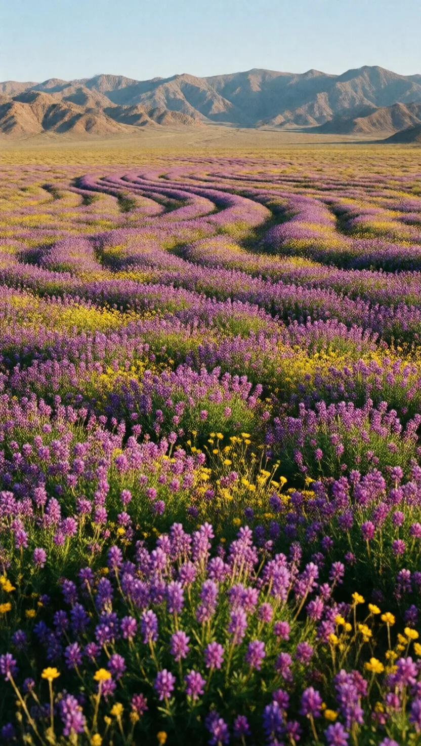 The driest desert hides a buried garden