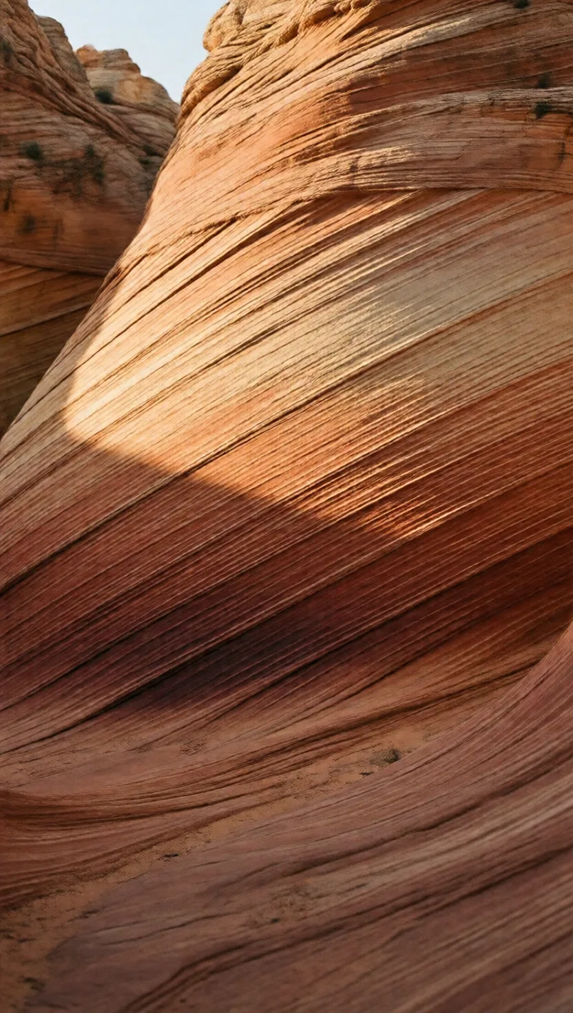 These curves are frozen sand dunes