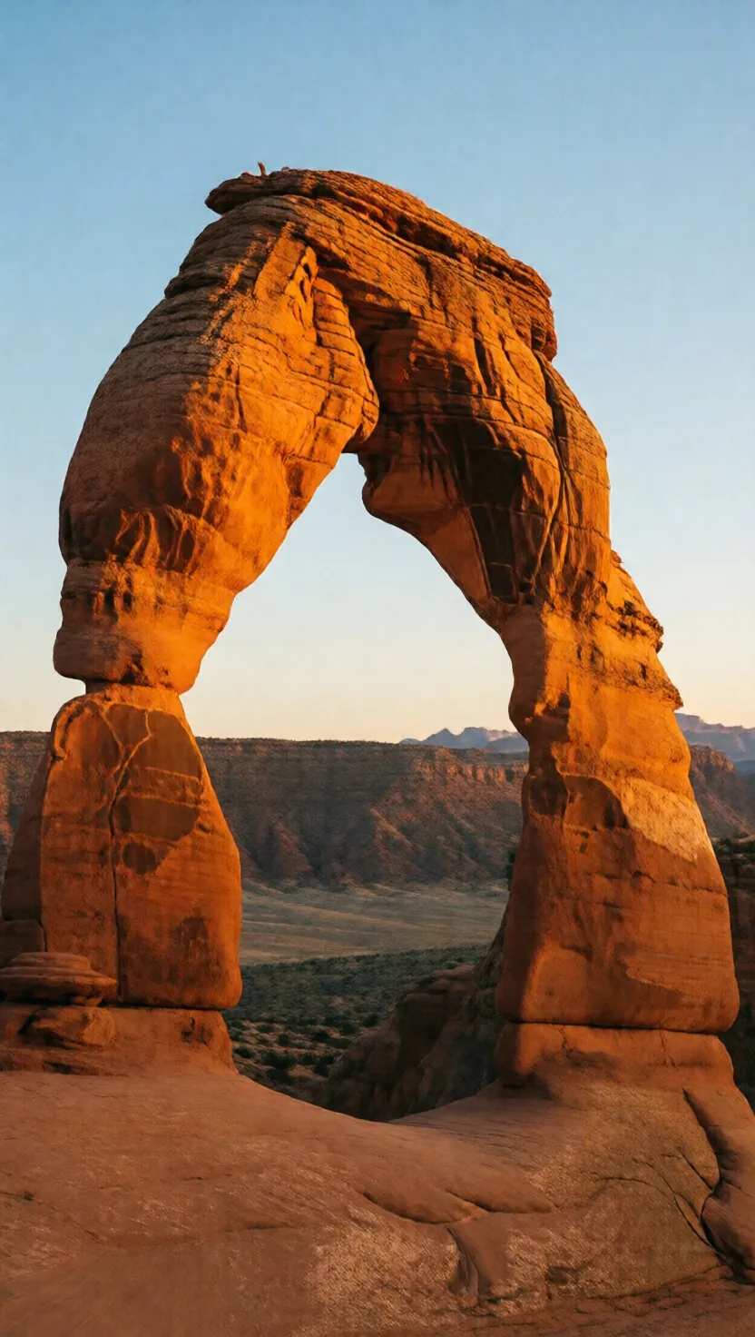 Wind didn't carve the arch, ice did