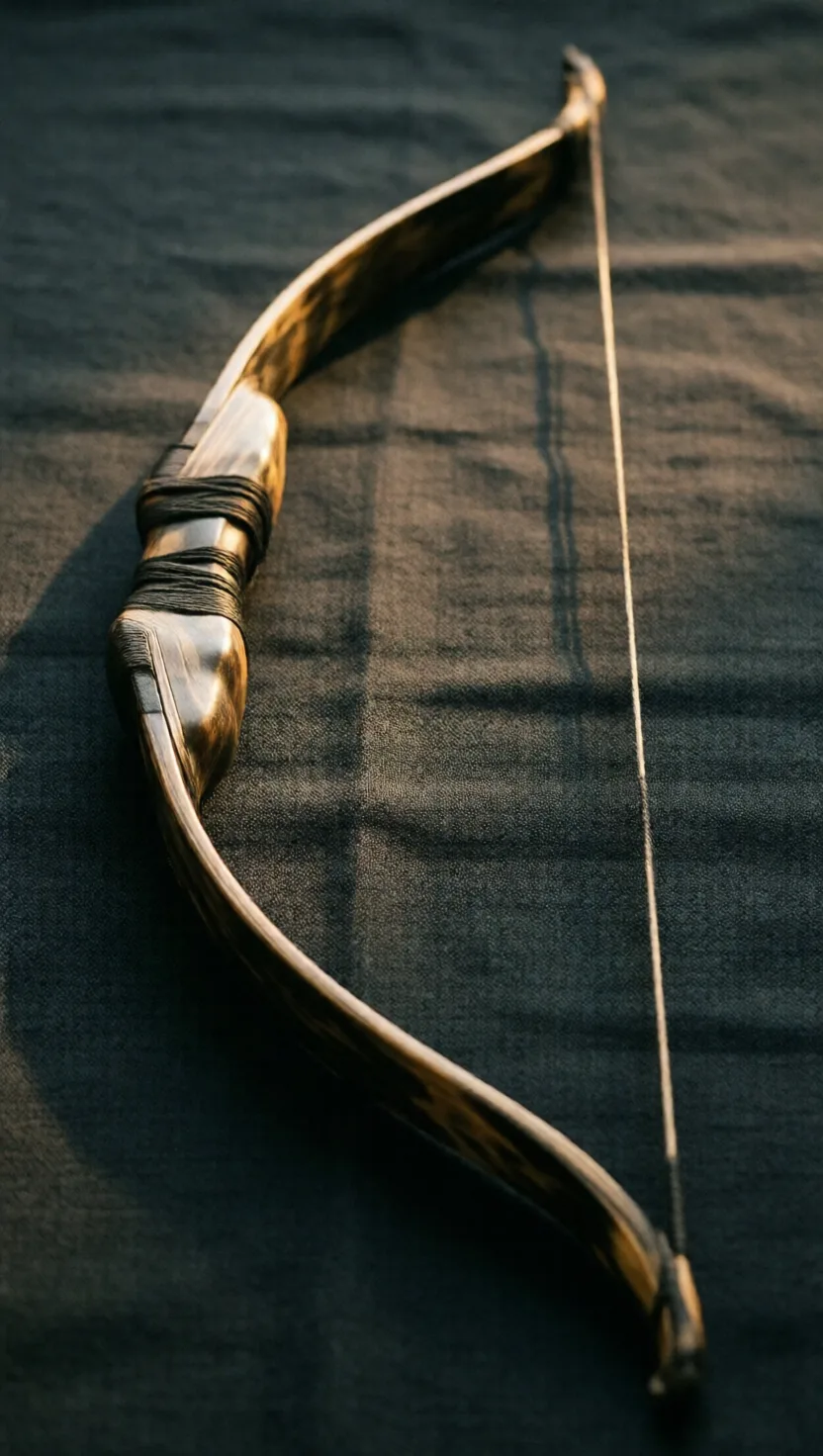 Eight things hidden in a bow and arrow. 8 cards.