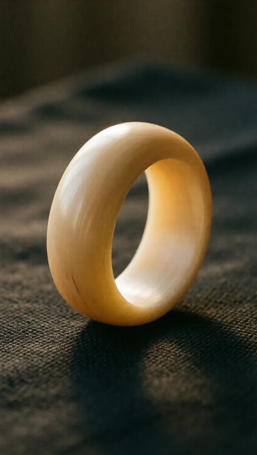A ring of horn does the pulling