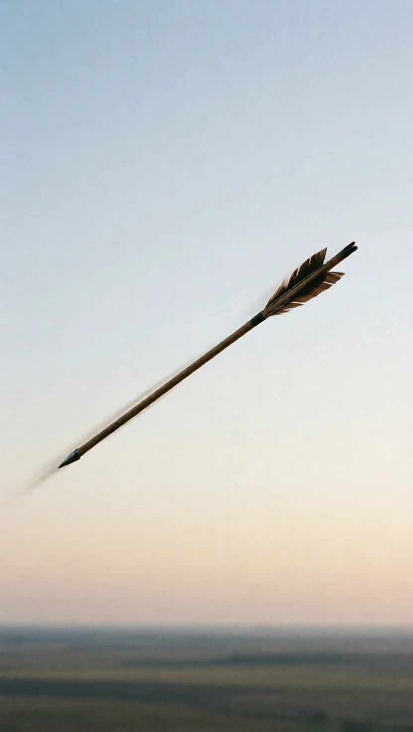 An arrow once flew nearly a kilometre