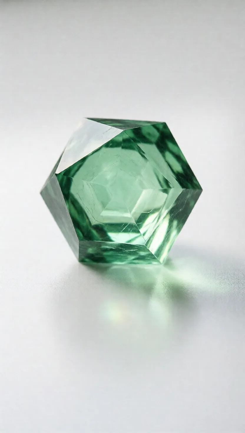 Tap a cube of it and it shatters into perfect octahedra