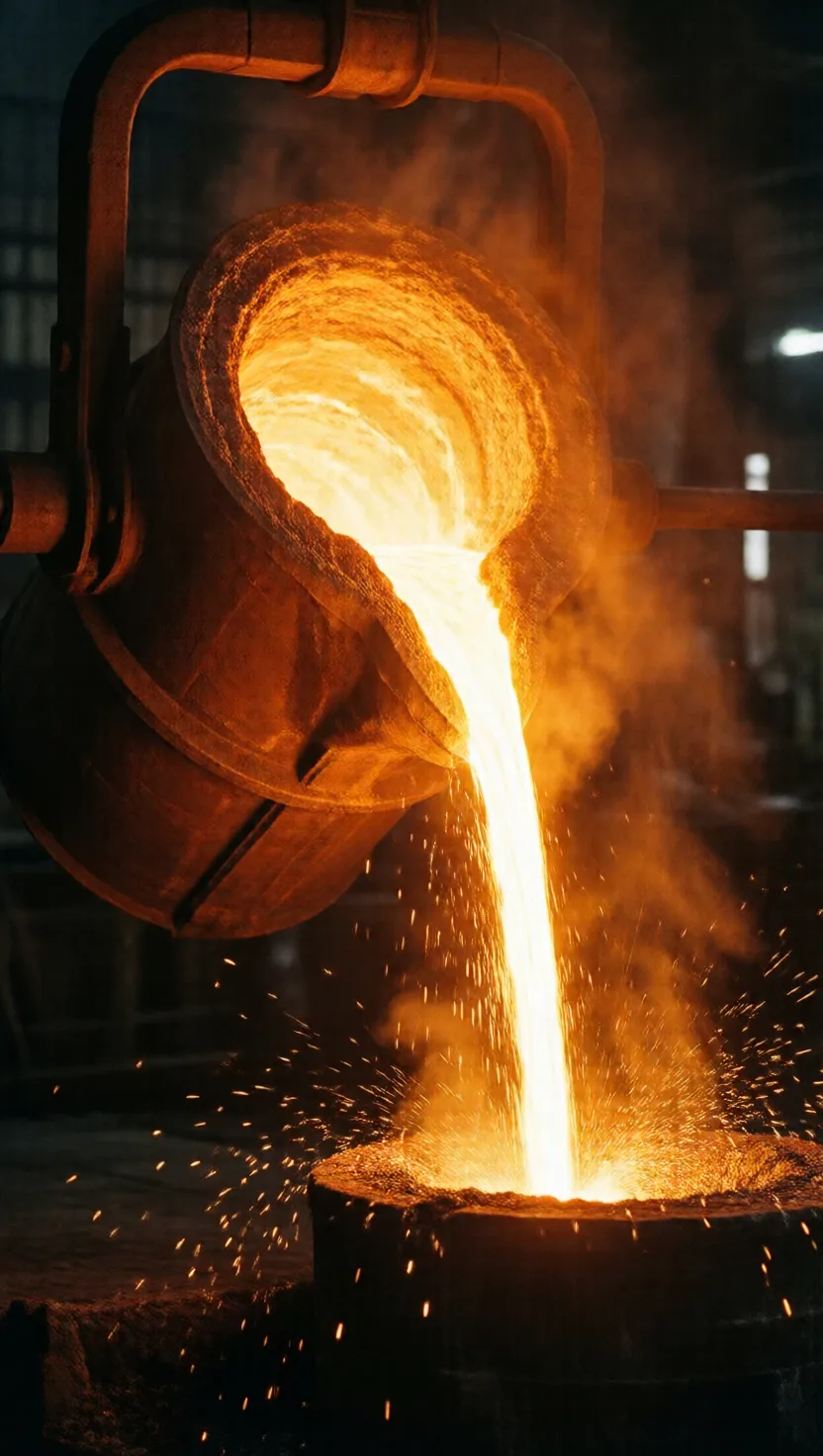 Its name means 'to flow', and that's its job in steel
