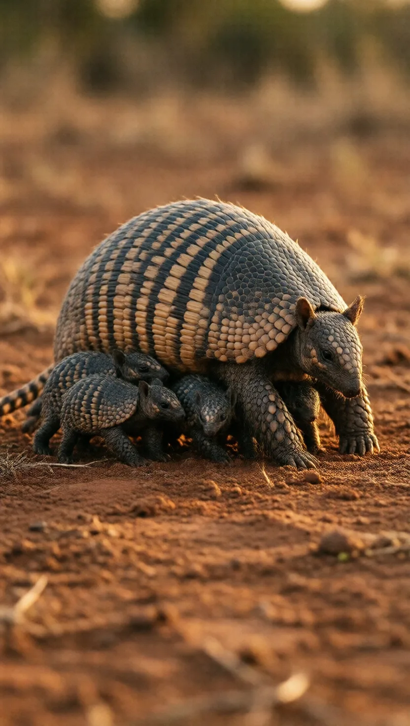 It always has four identical babies, every birth
