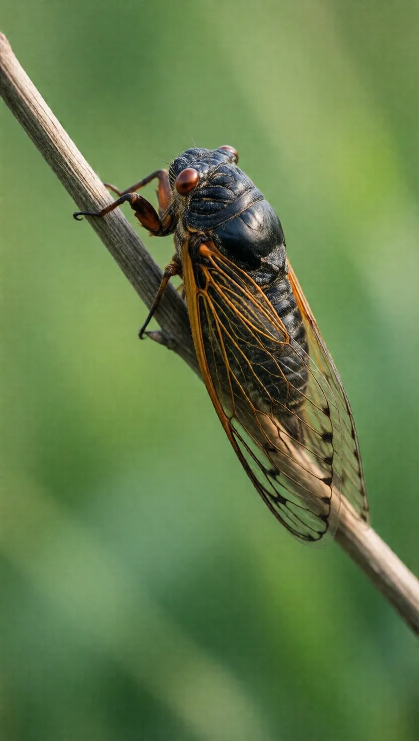 Eight things the cicada hides underground. 8 cards.