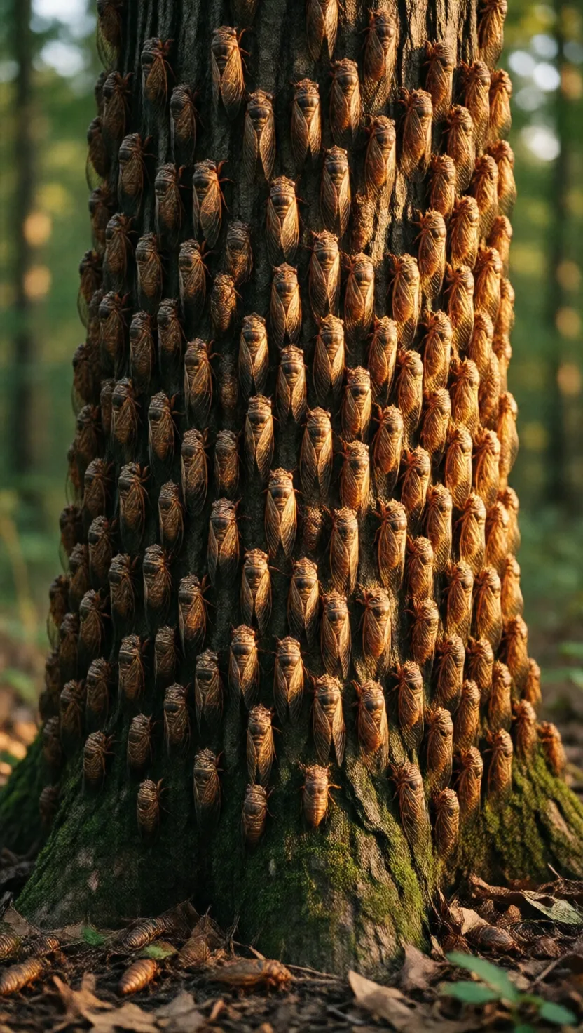 Up to a million crawl out of a single acre