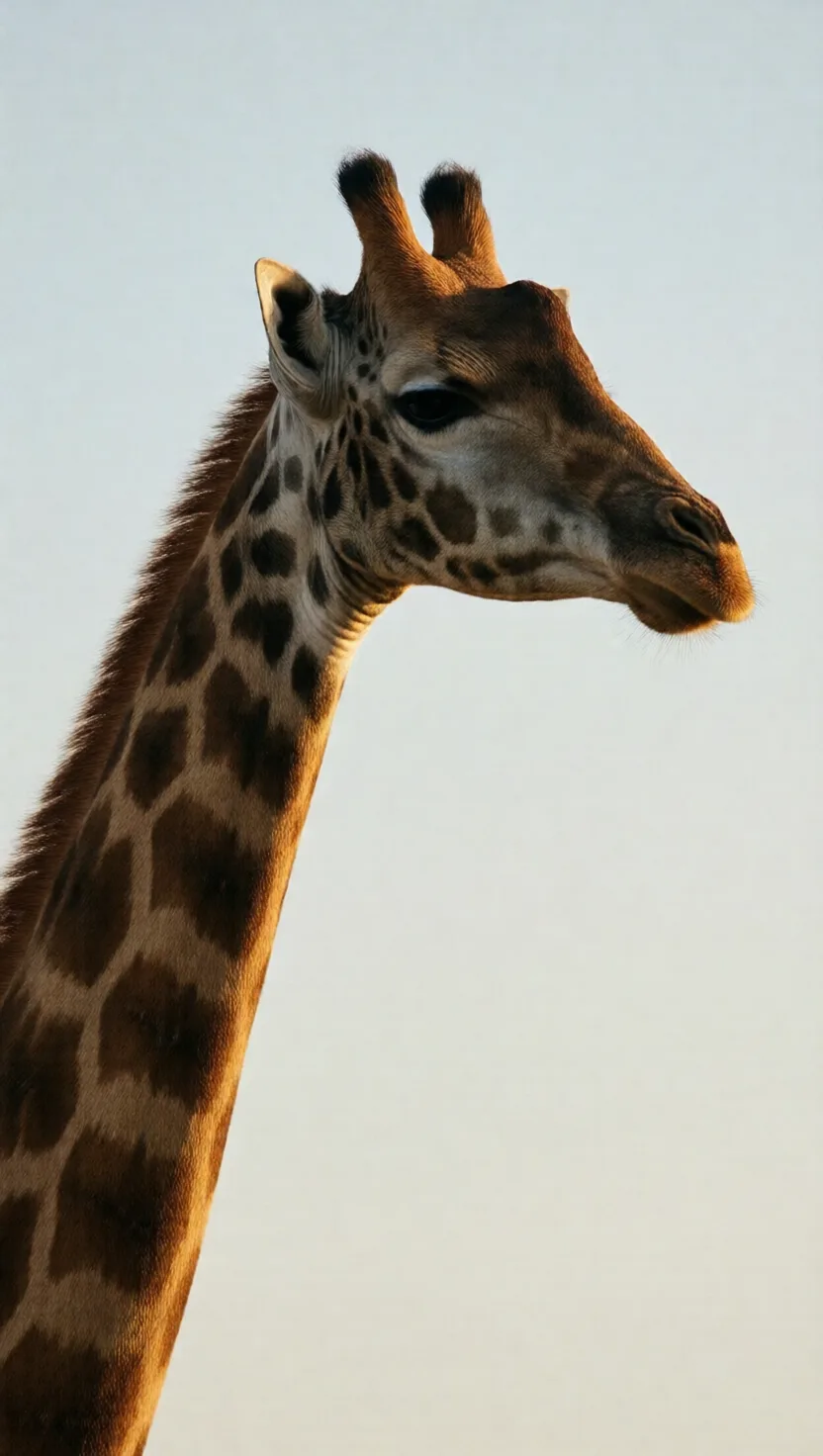 Eight things holding up a giraffe. 8 cards.