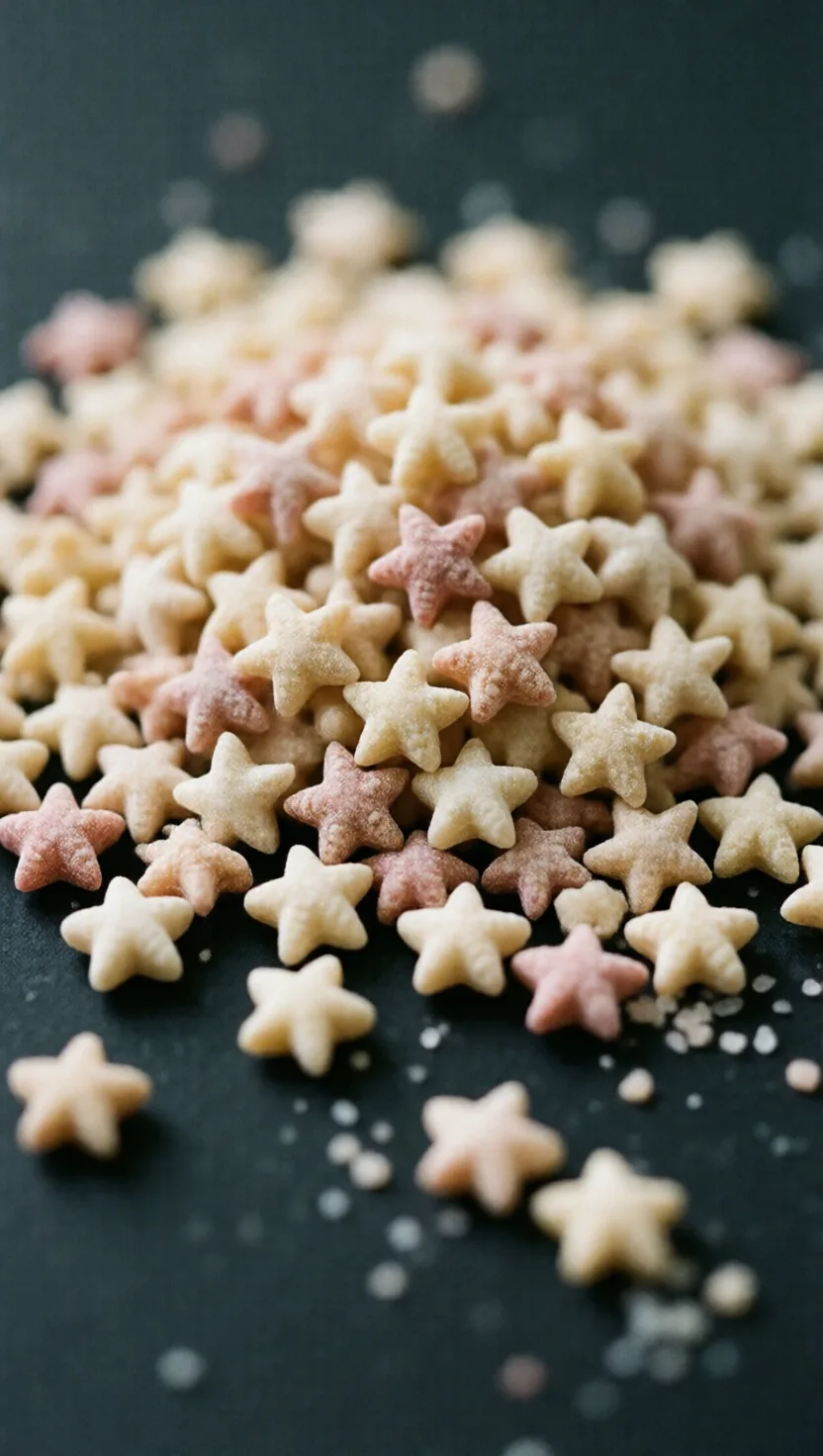 That beach sand is shaped like tiny stars