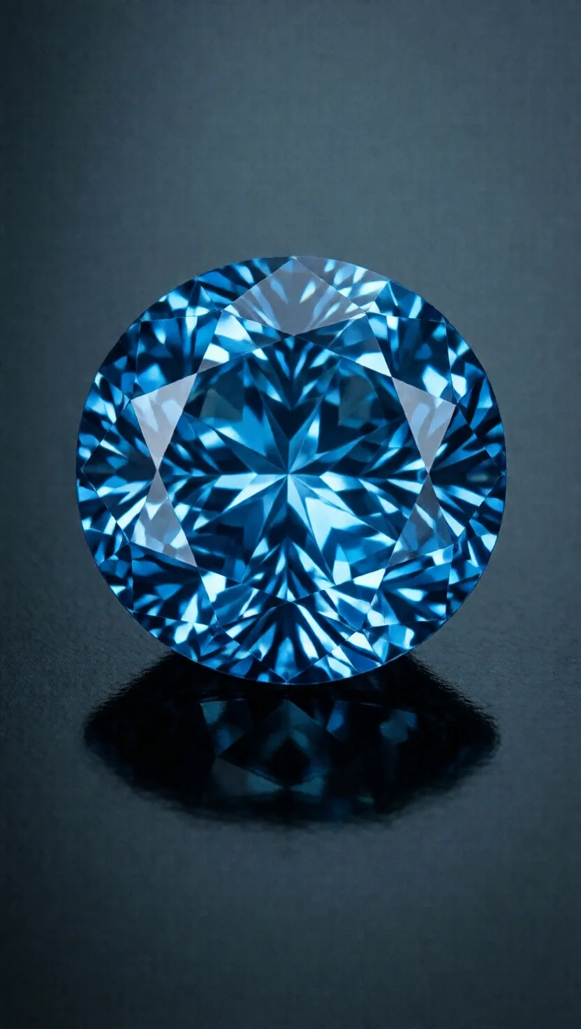 Almost all blue topaz was once clear