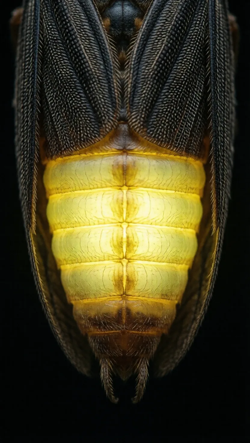 A firefly's blink is switched by a gas
