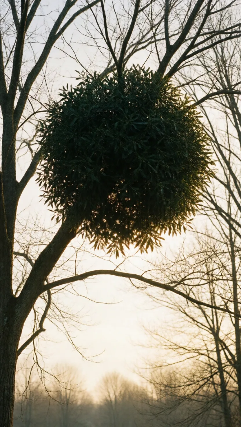 Remove the mistletoe, the birds vanish
