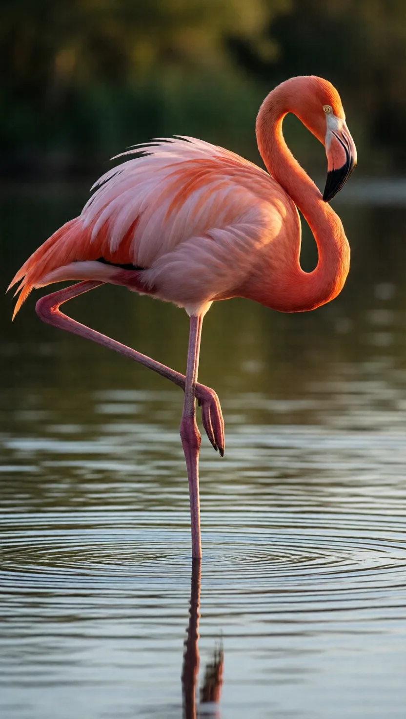 Eight things flamingos hide behind the pink. 8 cards.