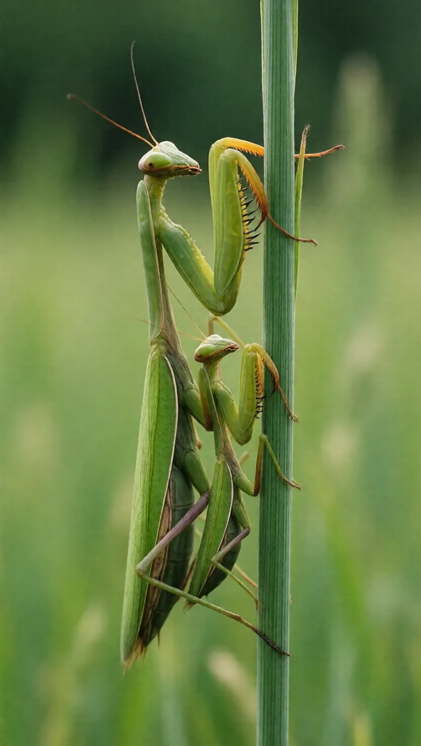 Eaten by his mate, he fathers more eggs for it