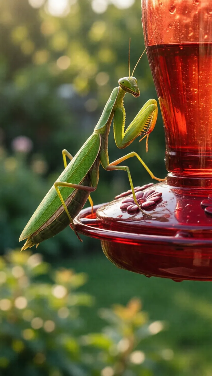 An insect that hunts and eats hummingbirds