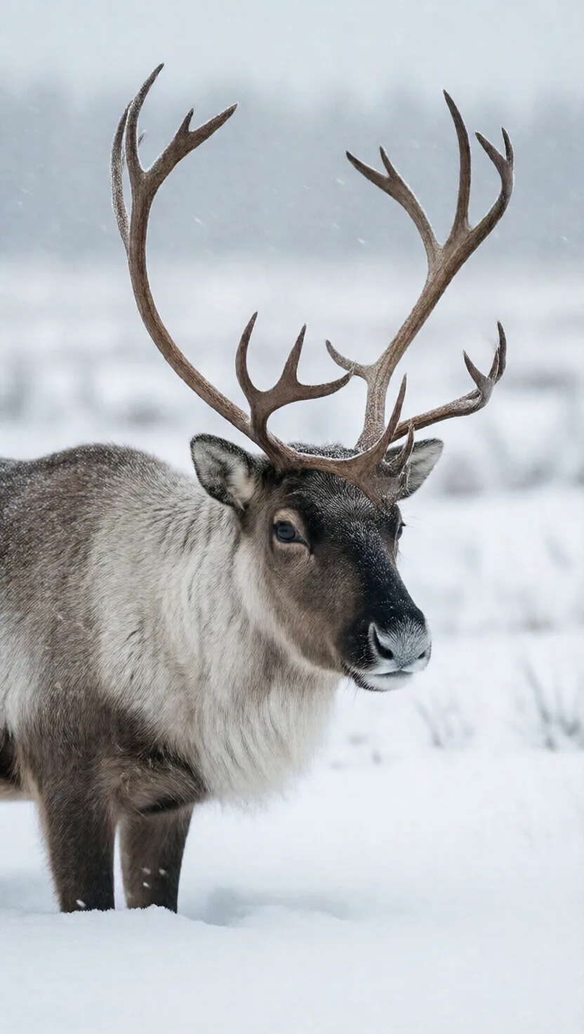 Only in reindeer do the females grow antlers