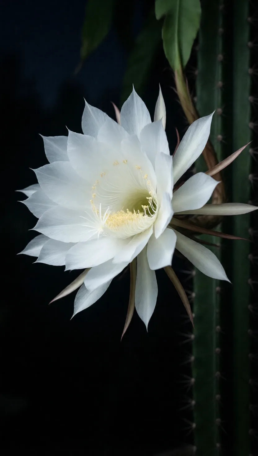 Esta flor del desierto florece una sola noche