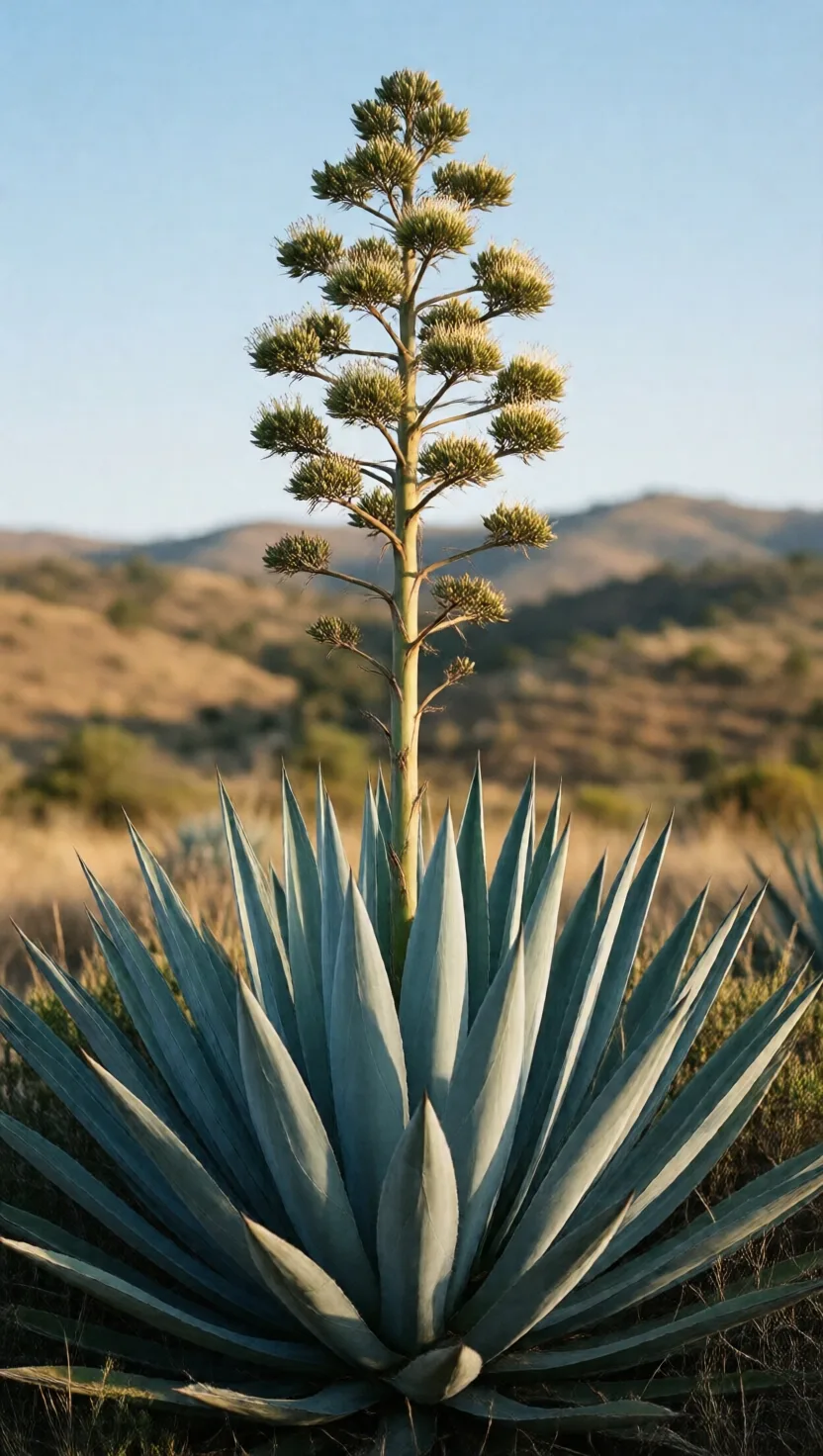 Un agave florece una vez y luego muere