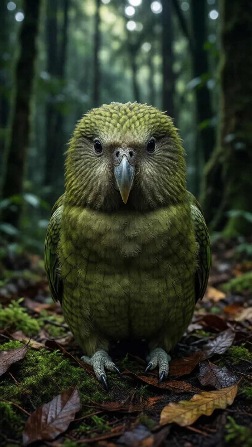 The parrot that booms in the dark