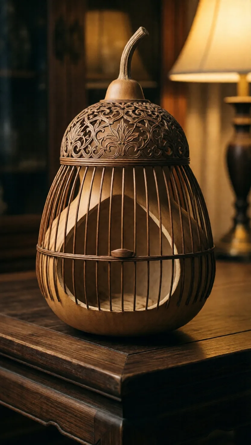 Crickets kept as singers in gourds