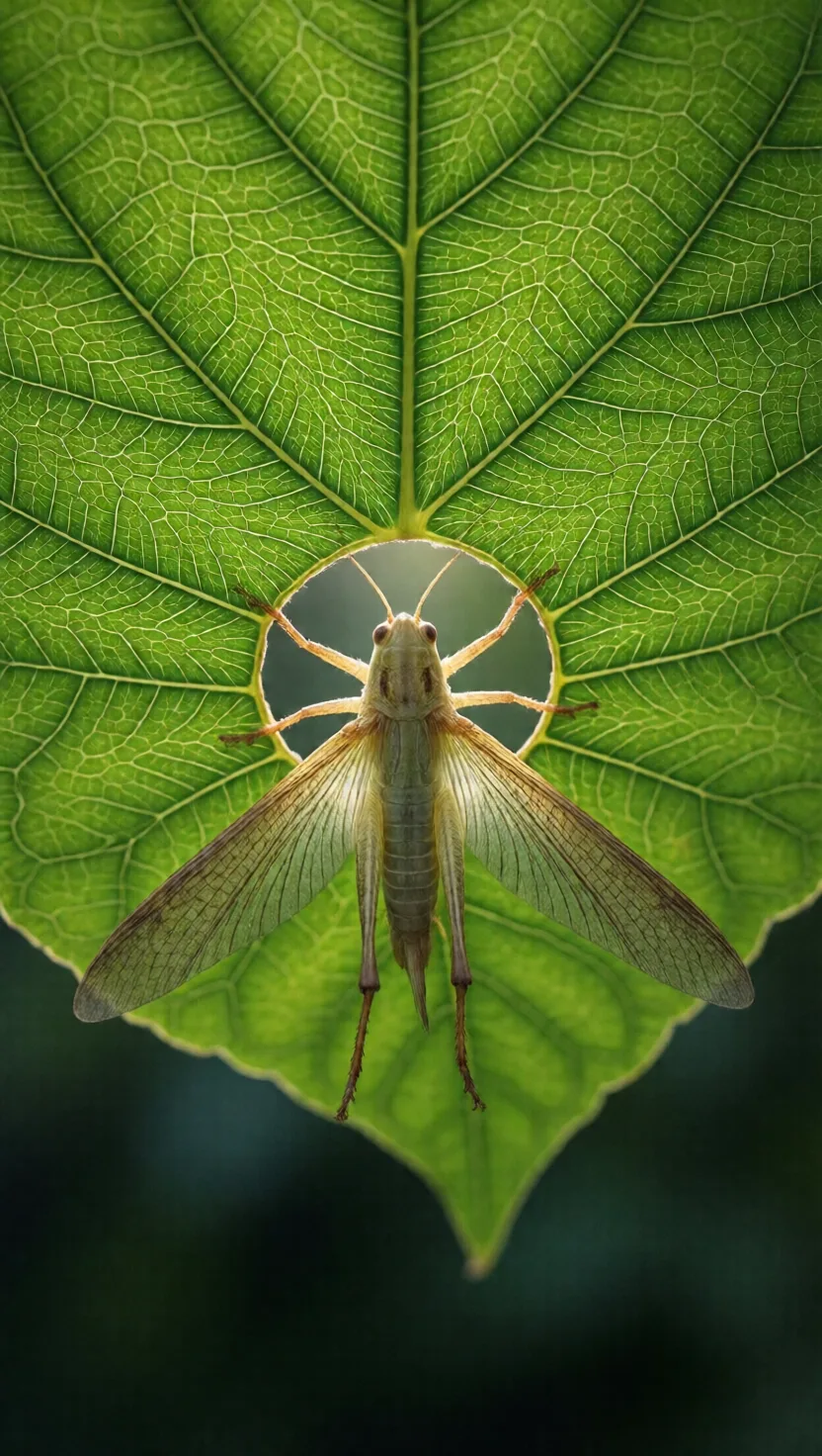 It cuts a leaf into a loudspeaker