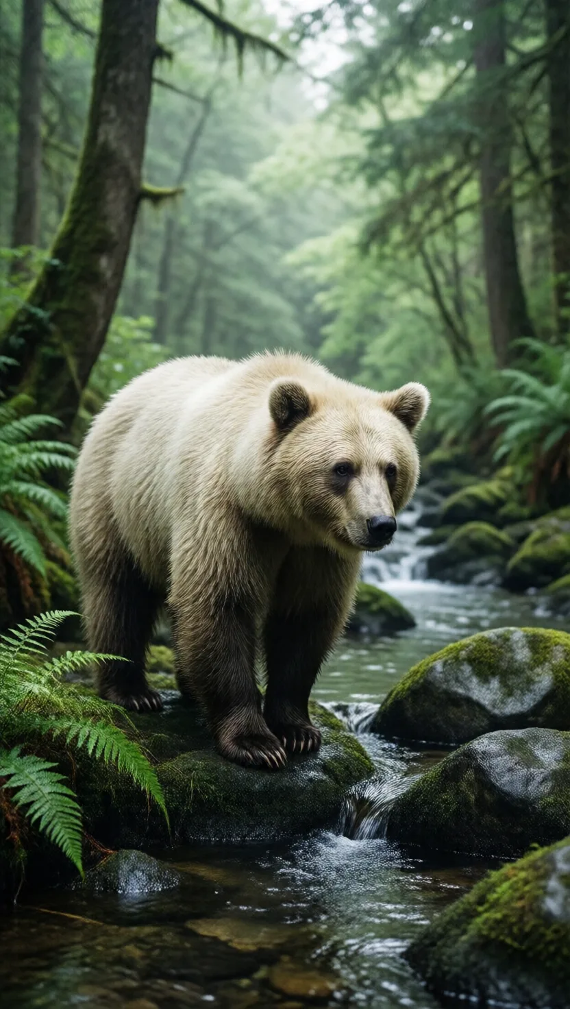 Two black bears can have a snow-white cub