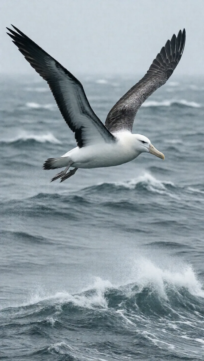 It glides for hours without flapping a wing