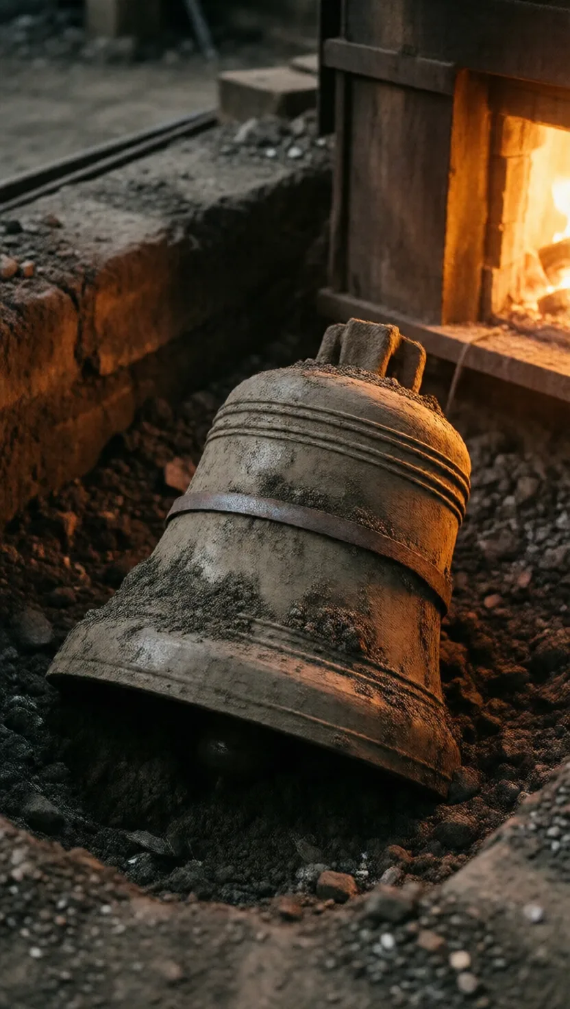 Cada campana se funde en torno a una campana que se destruye