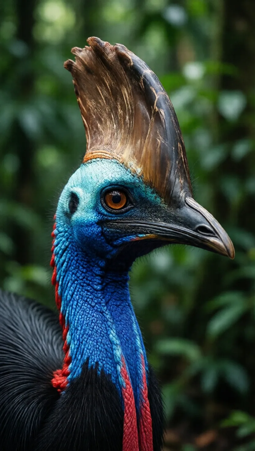 Eight things about the birds that gave up flight. 8 cards.