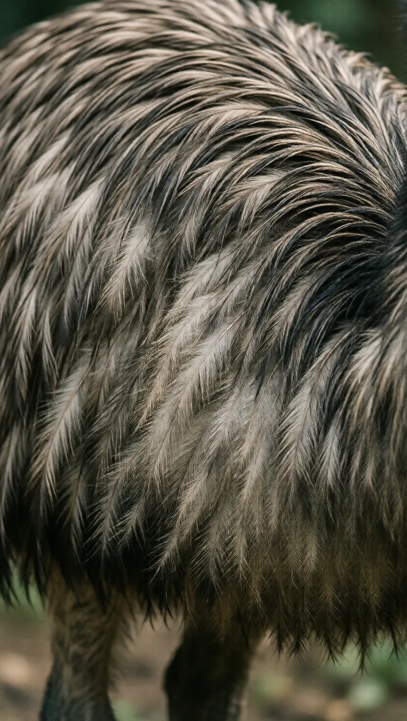 Every emu feather is really two feathers