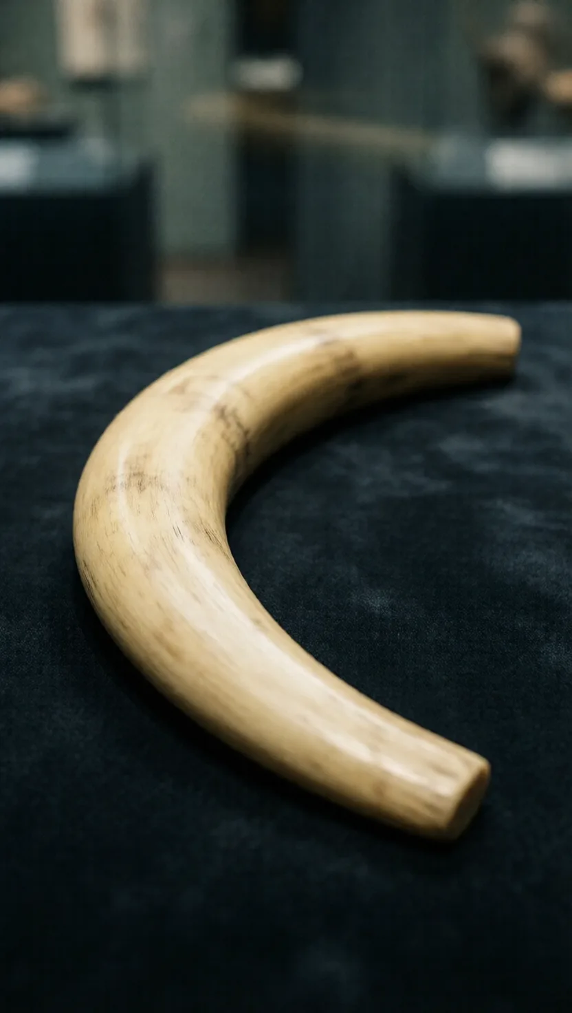 The oldest boomerang is carved from mammoth tusk