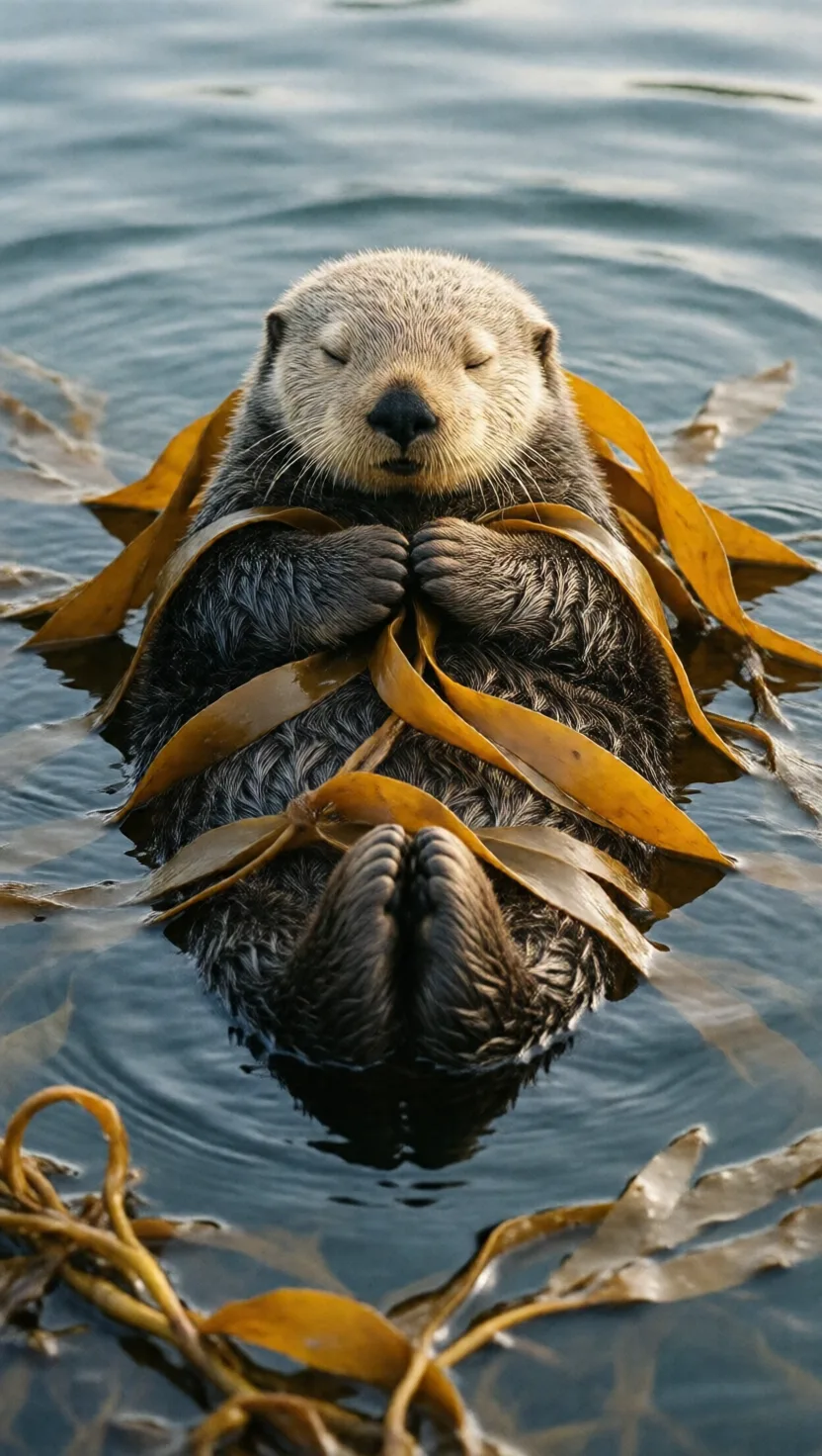 It ties itself to the seabed before falling asleep