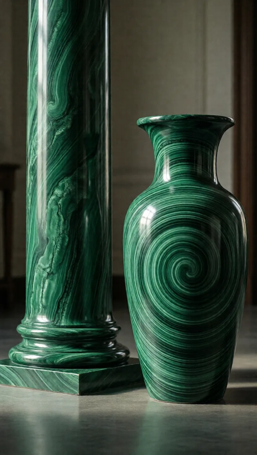 Those solid green columns are an illusion 3mm thick