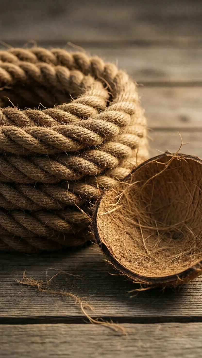 Its husk fibre is the rope that won't rot at sea
