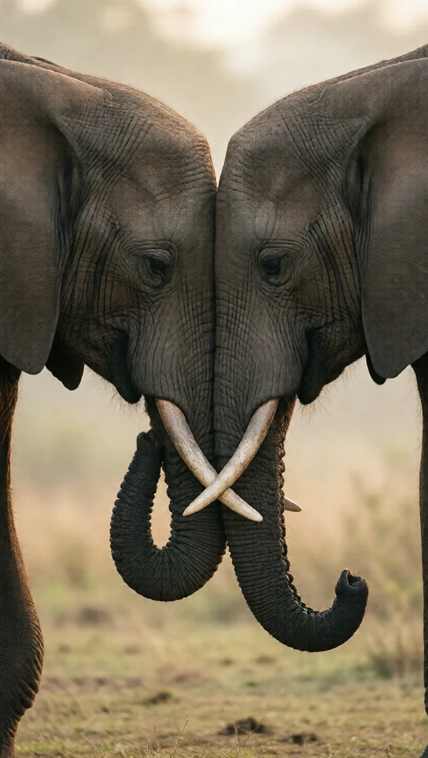 Eight things the largest land animal hides in plain sight. 8 cards.