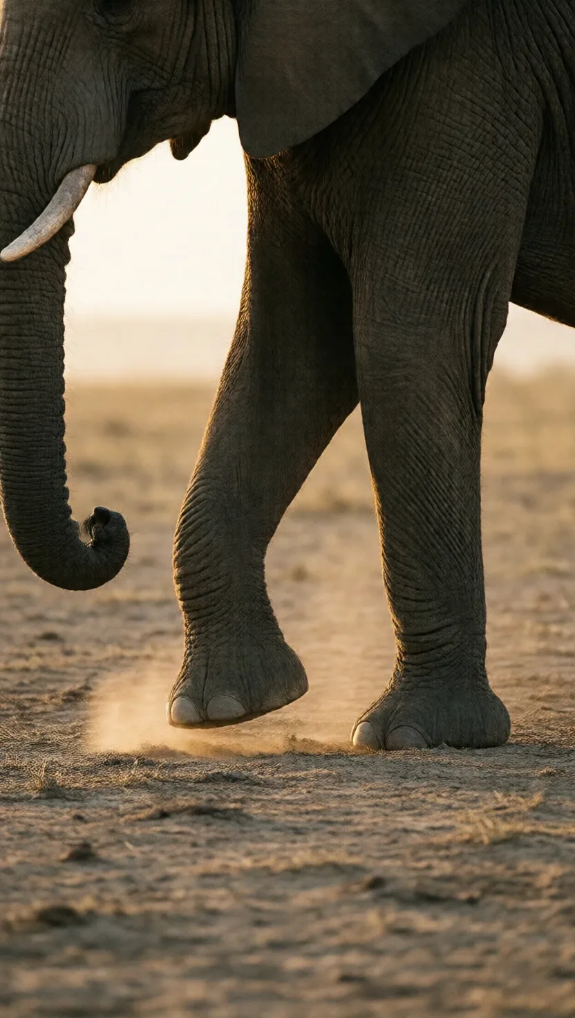 Elephants listen with their feet