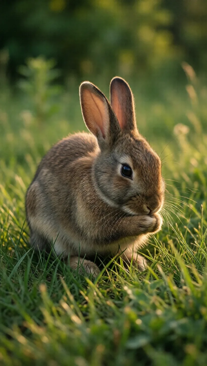 Rabbits eat their food twice