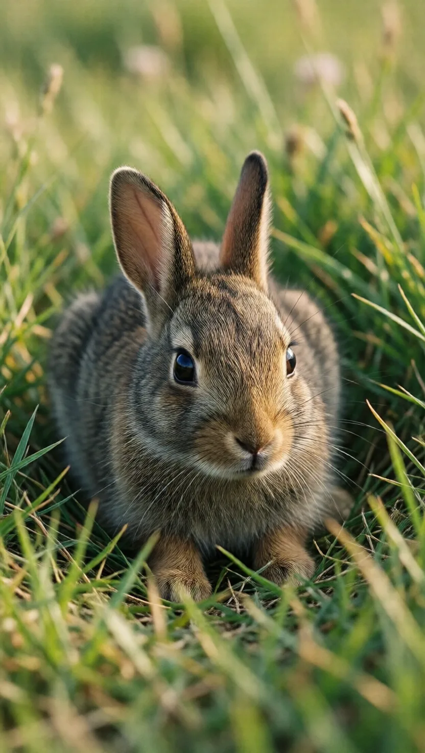 Baby hares are born ready to run