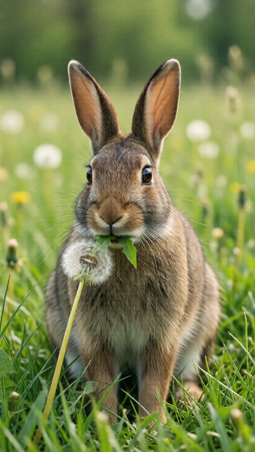 A rabbit physically cannot be sick