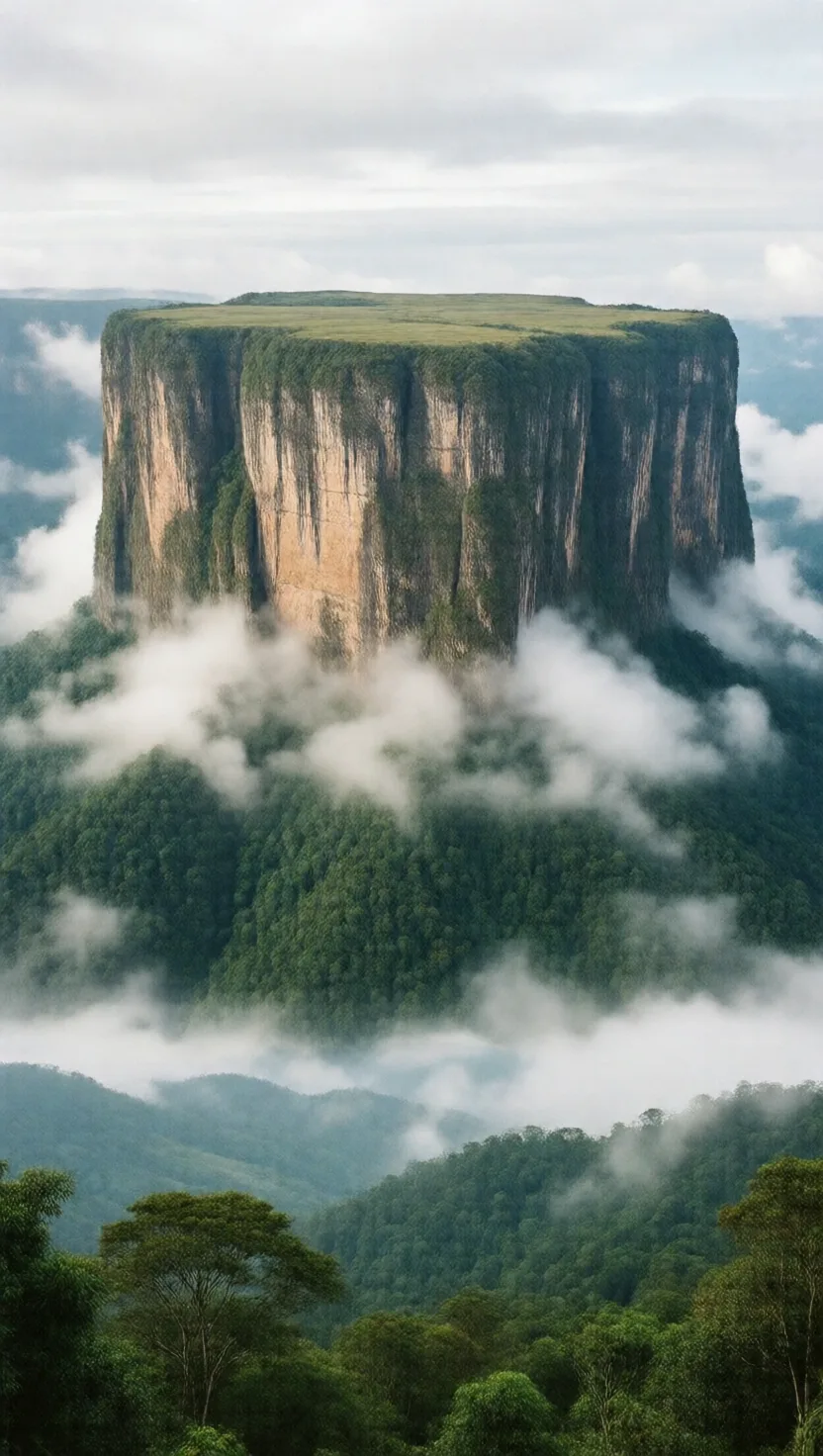 Esta cima plana tiene casi dos mil millones de años