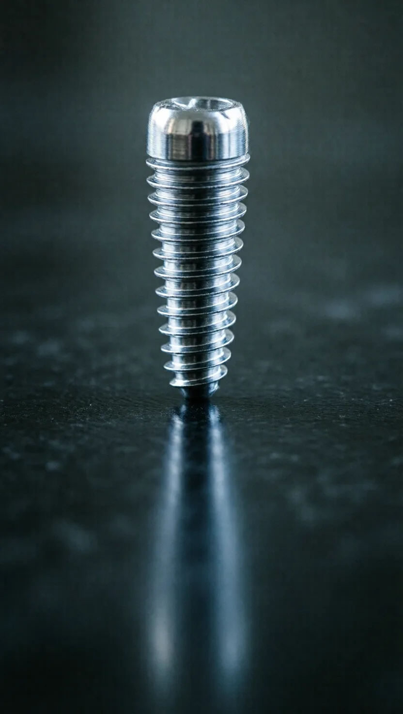 A scientist found bone had eaten his metal