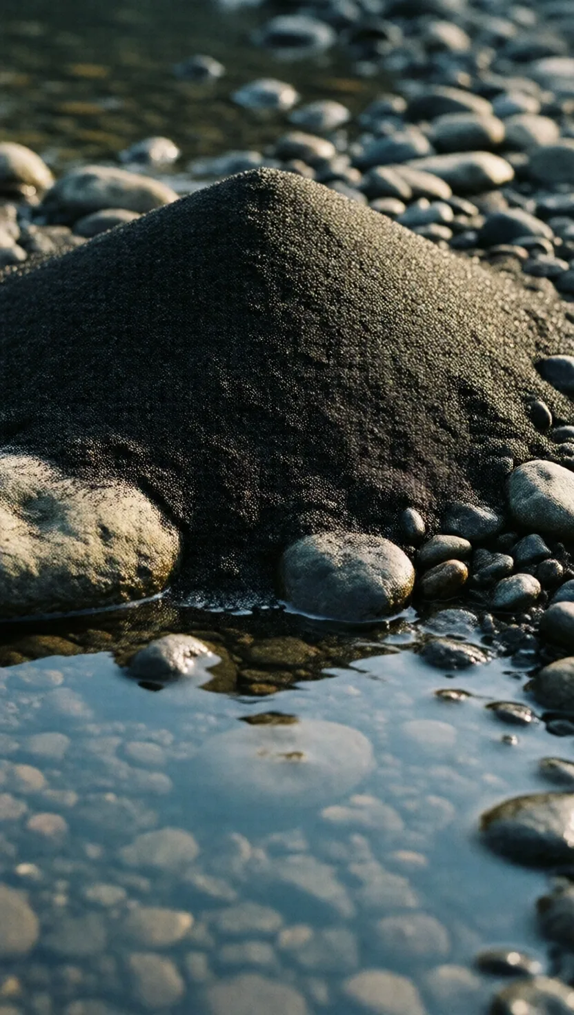 A country vicar found it in black river sand