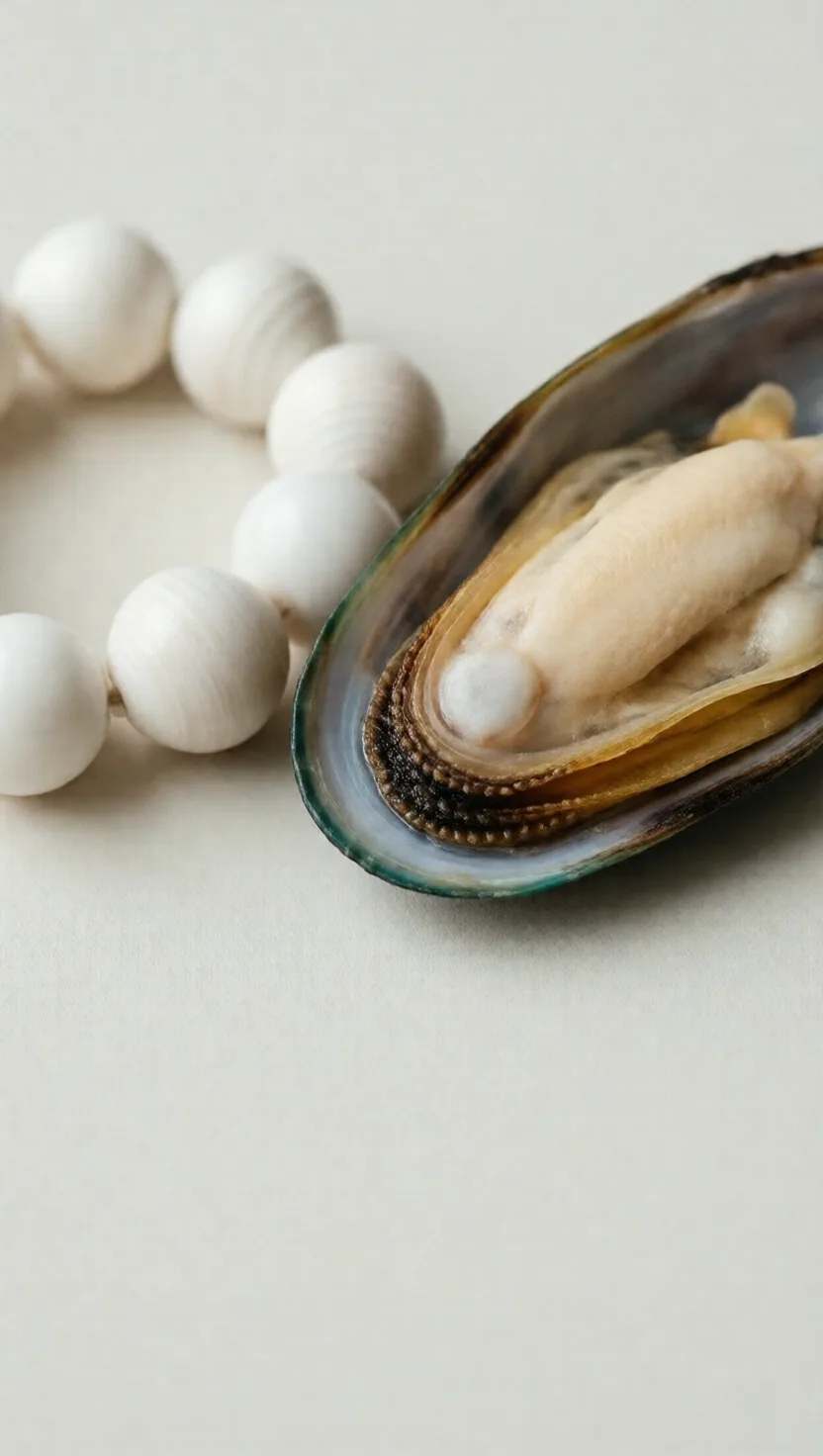 Most pearls start as a bead from a river mussel