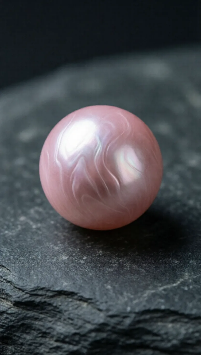 This pink pearl holds a flame and no shell-shine