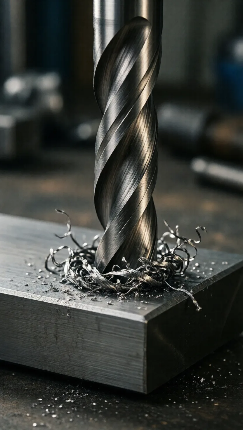 Almost as hard as diamond, it eats steel