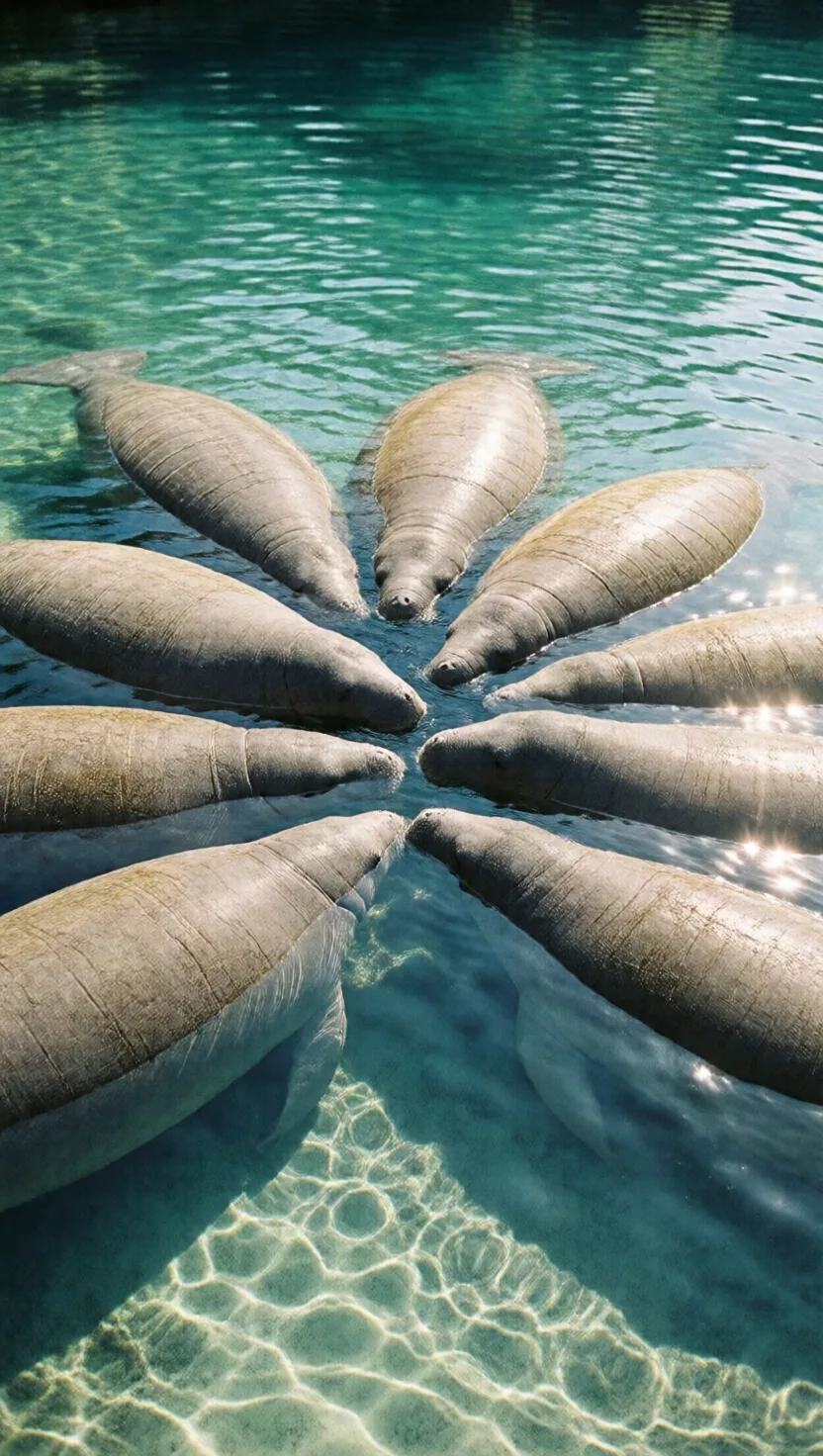 Eight things about manatees, dugongs and their elephant kin. 8 cards.