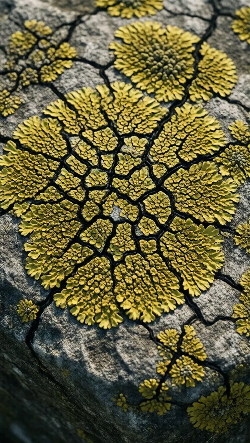 This crust grows slowly enough to date glaciers