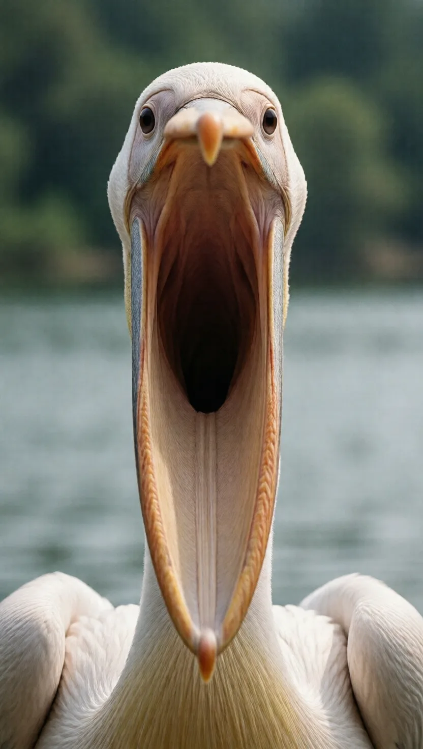 When fish run short, it swallows birds whole