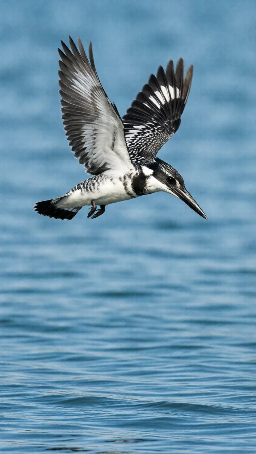 It hangs in mid-air over open water